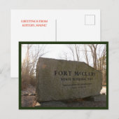 フォートマクラリー州ヒストリックサイトメイン自然 ポストカード (正面/裏面)