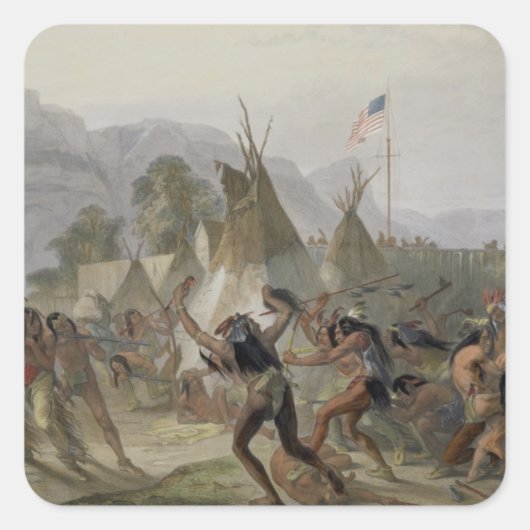 フォートマッケ威厳があるンジー、28日1833、プレート42 from Vo スクエアシール (正面)