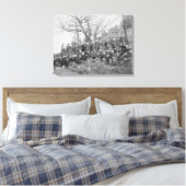 フォートミードのC社、第3期米国歩兵 キャンバスプリント (インサイチュ (寝室))