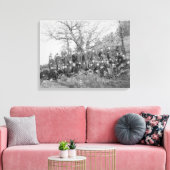 フォートミードのC社、第3期米国歩兵 キャンバスプリント (インサイチュ (リビング))