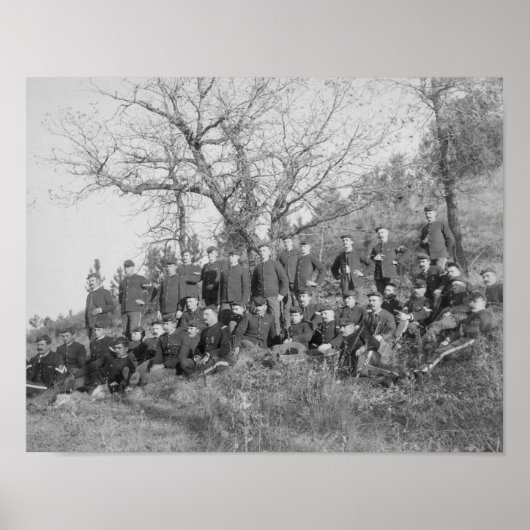 フォートミードのC社、第3期米国歩兵 ポスター (正面)