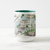 フォートムーアの地図コーヒーマグ マグカップ (中央)