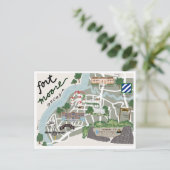 フォートムーア地図はがき ポストカード (スタンド正面)