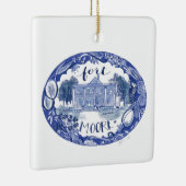 フォートムーア川沿いのChinoiserieクリスマス装飾品 セラミックオーナメント (右)