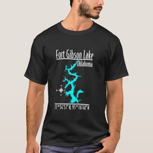 フォートモダンギブソン湖 – オクラホマ Tシャツ (正面)