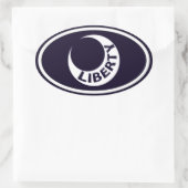 フォートモートリー「リバティ」クレセント 楕円形シール (バッグ)