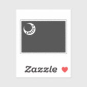 フォートモールトリエ国旗 – 白黒， SC シール (シート)