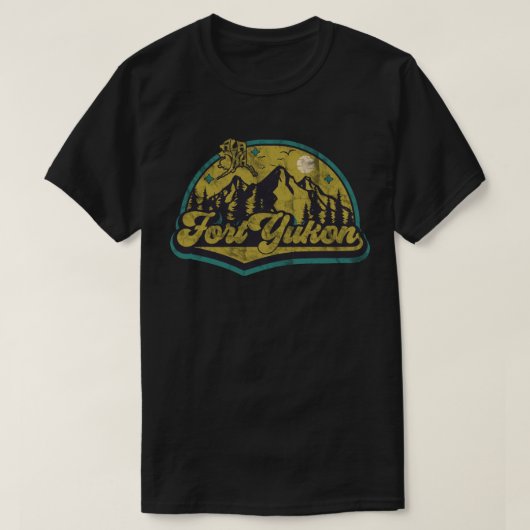 フォートユコン, アラスカ州 Tシャツ (デザイン正面)
