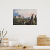 フォートララミー、サブレット・フォート、フォートウィリアム、ミラー ポスター (キッチン)