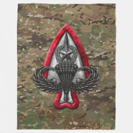 フォートリバティ迷彩柄 フリースブランケット