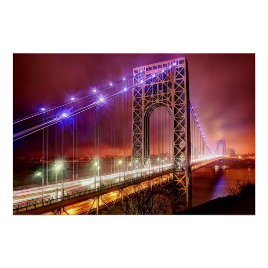 フォートリーから風が強く雨の多い夕べ ポスター (正面)