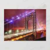 フォートリーから風が強く雨の多い夕べ ポストカード (正面)