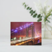 フォートリーから風が強く雨の多い夕べ ポストカード (スタンド正面)