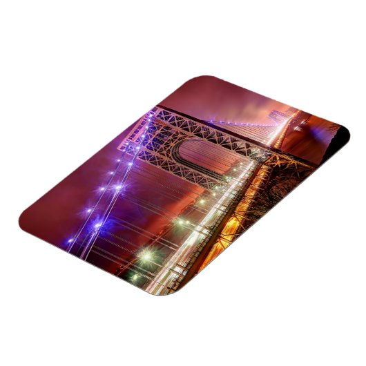 フォートリーから風が強く雨の多い夕べ マグネット (左側)