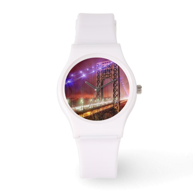 フォートリーから風が強く雨の多い夕べ 腕時計 (正面)