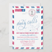 フォートレオナルドウッド、MO軍隊移動発表 招待状 (正面)