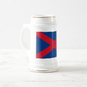 フォートレッカー国旗 ビールジョッキ (正面左)