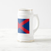 フォートレッカー国旗 ビールジョッキ (正面右)