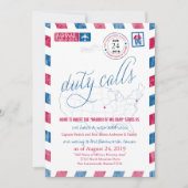 フォートレブンワース軍隊動態発表 招待状 (正面)