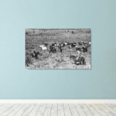 フォートロック、オレゴン州カウボーイデビルズガーデン キャンバスプリント (インサイチュ (ウッドフロア))