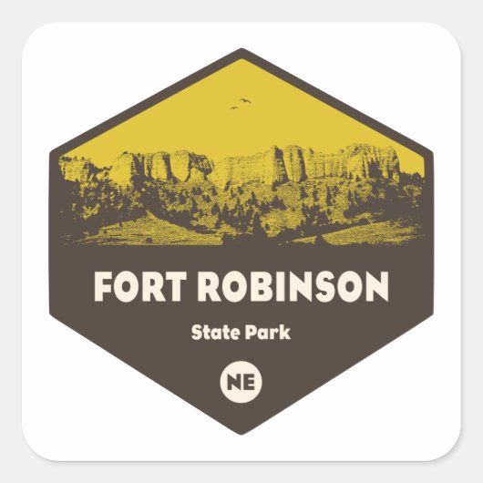 フォートロビンソン州パークネブラスカ スクエアシール (正面)