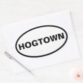 フォートロント「HOGTOWN」 楕円形シール (封筒)