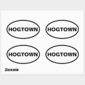 フォートロント「HOGTOWN」 楕円形シール (シート)