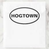 フォートロント「HOGTOWN」 楕円形シール (バッグ)