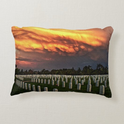 フォートローガン国立墓地 アクセントクッション (裏面)