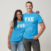 フォートローダーデールエグゼクティブエアポートFXE Tシャツ (ユニセックス)