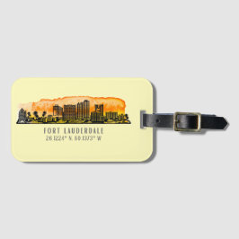 フォートローダーデールスカイライン&座標 ラゲッジタグ