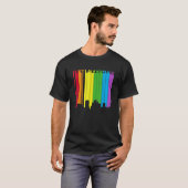 フォートローダーデールスカイラインLGBTプライドTシャツ Tシャツ (正面フル)