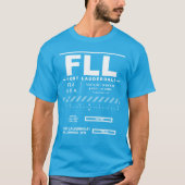 フォートローダーデールハリウ国際的ッドエアポートFLL Tシャツ (正面)