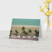 フォートローダーデールビーチエア カード (黄色い花)