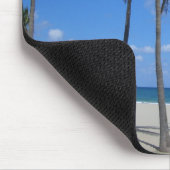 フォートローダーデールビーチフロリダパームツリーズと海 マウスパッド (コーナー)