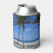 フォートローダーデールビーチフロリダパームツリーズ 缶クーラー (缶正面)