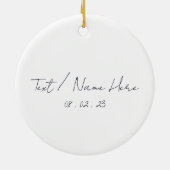 フォートローダーデールビーチフロリダレトロサンセット60s セラミックオーナメント (裏面)