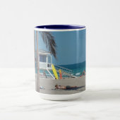 フォートローダーデールビーチライフガードスタンド マグカップ (中央)