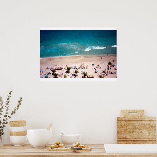 フォートローダーデールビーチ航空海ビュー写真 ポスター (キッチン)