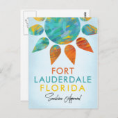 フォートローダーデールフロリダサンシャイントラベル ポストカード (正面/裏面)