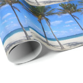 フォートローダーデールフロリダサンドビーチ&パームツリーズ ラッピングペーパー (ロールコーナー)