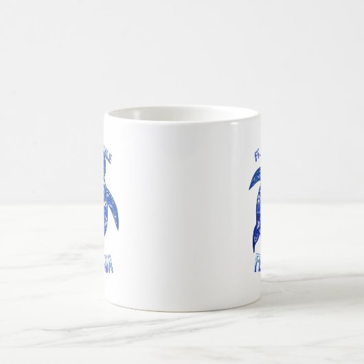 フォートローダーデールフロリダバケーショントライバルカメ コーヒーマグカップ (中央)