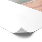 フォートローダーデールフロリダ航空海ビーチ写真 ポスター (角)