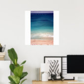 フォートローダーデールフロリダ航空海ビーチ写真 ポスター (ホームオフィス)