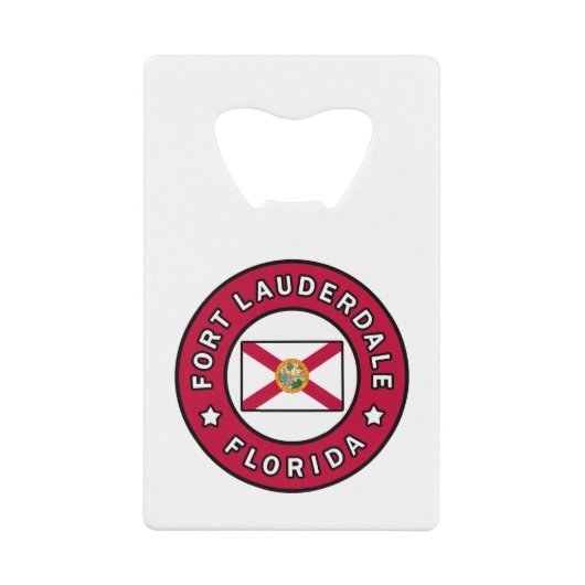 フォートローダーデールフロリダ クレジットカード栓抜き (正面)