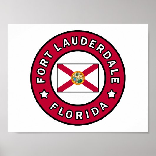 フォートローダーデールフロリダ ポスター (正面)