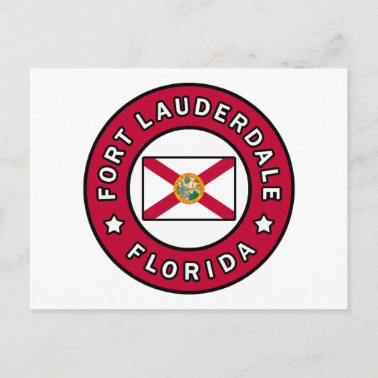フォートローダーデールフロリダ ポストカード (正面)