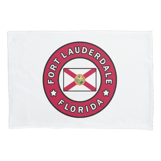 フォートローダーデールフロリダ 枕カバー (正面)