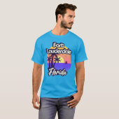 フォートローダーデールフロリダ Tシャツ (正面フル)