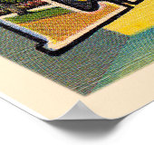 フォートローダーデールフロリダFL大文字葉書 ポスター (角)